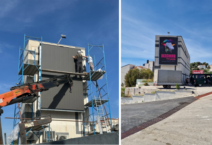 克羅地亞 P4戶(hù)外LED顯示屏